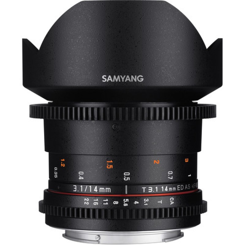SAMYANG 14MM T3.1 VDSLR II FOR CANON